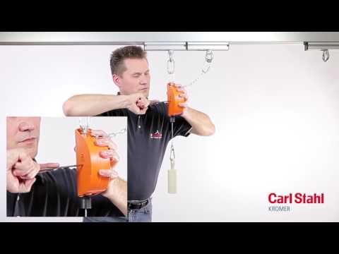 Load and play video in Gallery viewer, Kromer Tool Retractor 7200-00 (0.0 to 1.1lb, 5.2ft)