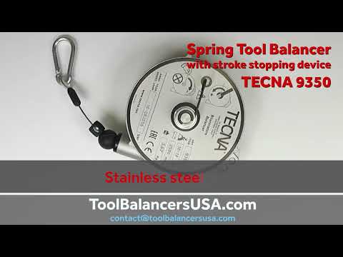 Load and play video in Gallery viewer, Tool Balancer TECNA 9350/4,5 (22 to 31lb, 14.7ft)
