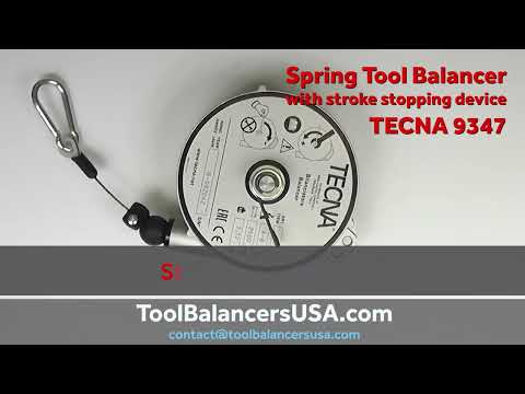 Load and play video in Gallery viewer, Tool Balancer TECNA 9347 (8.8 to 13.2lb, 8.2ft)