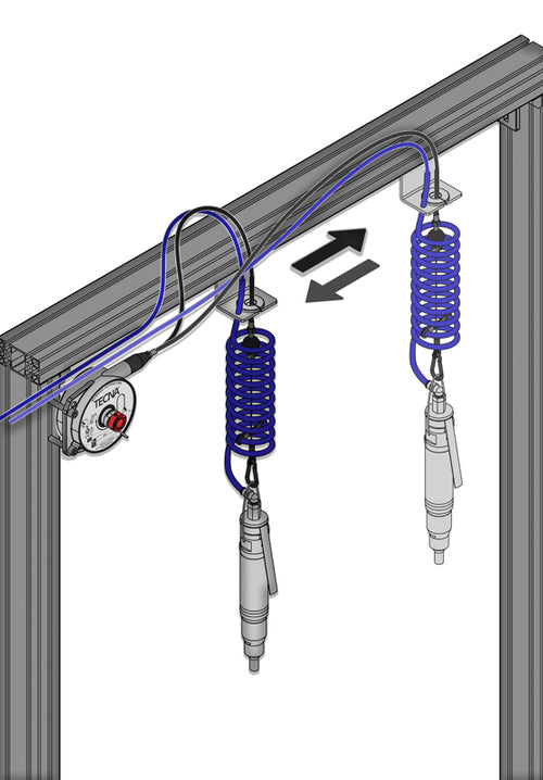 Load image into Gallery viewer, Bowden Tool Balancer TECNA B323/G0,5 (13.2 to 17.6lb, 6.6ft)
