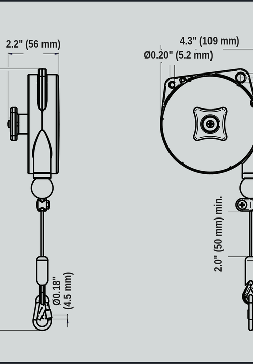 Load image into Gallery viewer, Outdoor Tool Balancer TECNA 9313OD (4.4 to 6.6 lb, 5.2ft)
