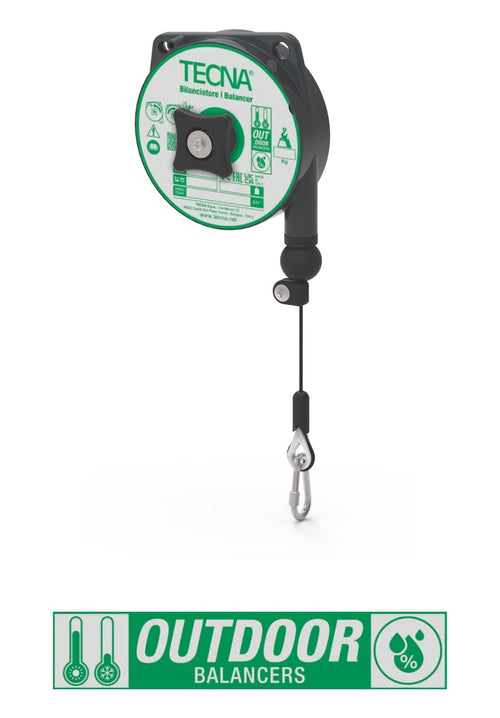 Load image into Gallery viewer, Outdoor Tool Balancer TECNA 9313OD (4.4 to 6.6 lb, 5.2ft)
