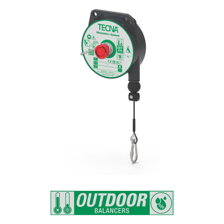 Outdoor Tool Balancer TECNA 9320OD (2.2 to 5.5 lb, 6.6ft)