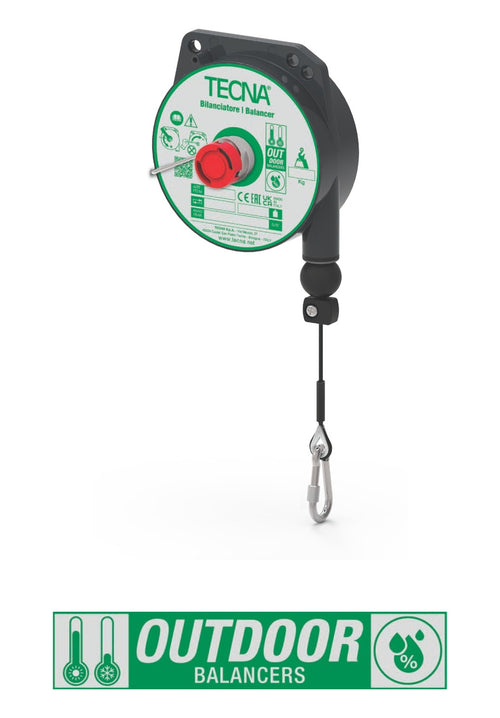 Load image into Gallery viewer, Outdoor Tool Balancer TECNA 9322OD (8.8 to 13.2 lb, 6.6ft)
