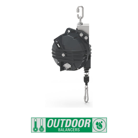 Outdoor Zero-Gravity Tool Balancer TECNA 9361OD (22 to 33 lb, 6.6ft)