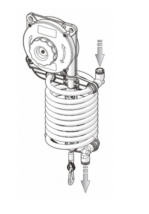 Tool Balancer with air hose ZECA 630AIR 0.9 - 2.2lb 63