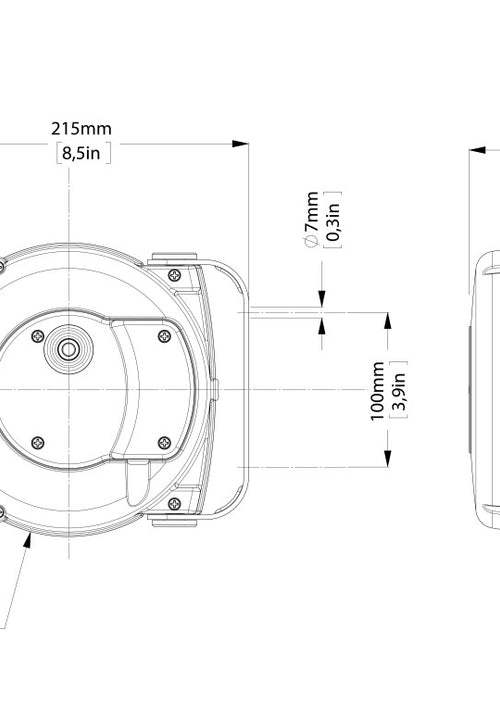 Load image into Gallery viewer, Industrial Power Cord Reel Zeca 9003 ZNA, 18 AWG, 23 ft, 5 Amps, 120 Volts, PVC, Protection IP42
