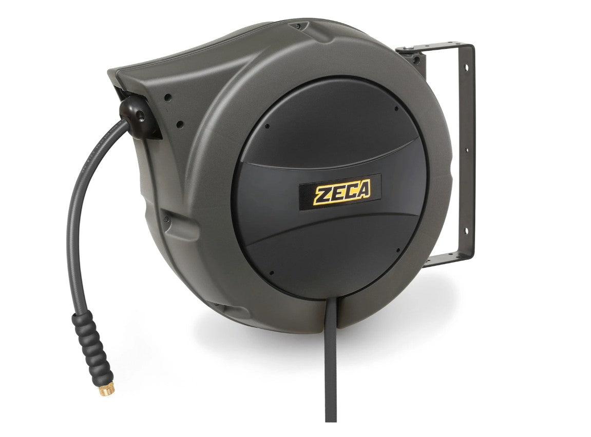 Industrial Air-Water Hose Reel Zeca AM86/13 ZNA, 50 ft, 1/2" ID, 300 PSI, 1/2" MNPT