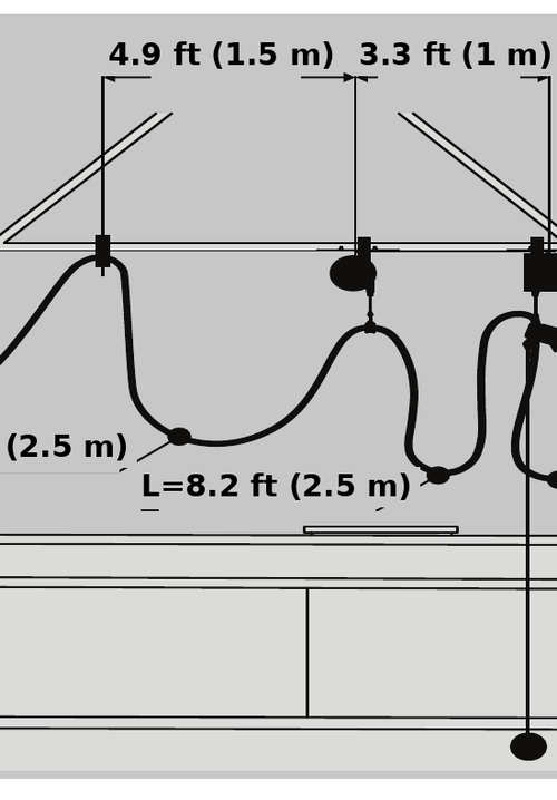 Cargue la imagen en el visor de la galería, EV Cable Retractor Kit TECNA IB01320003 Medium - Electric Bus &amp; Truck (for charging cables up to 380 A)
