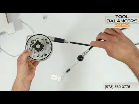 Load and play video in Gallery viewer, Bowden Tool Balancer TECNA B313/G1,5 (4.4 to 6.6lb, 5.2ft)
