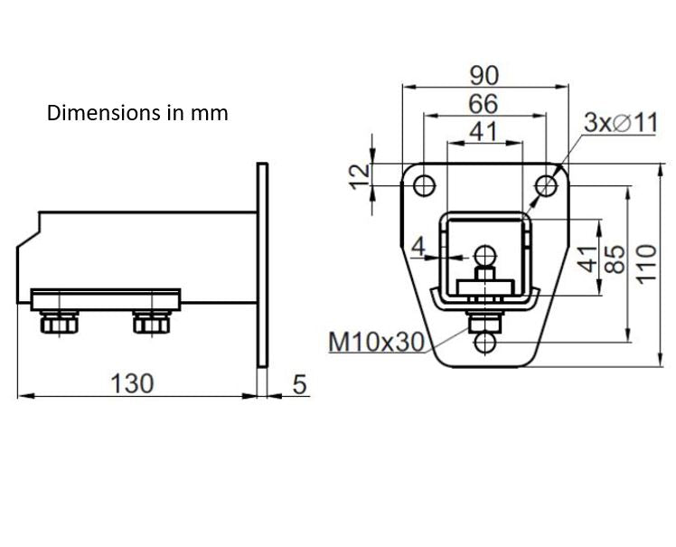 Mount Support - Side/Wall JG-21CP – www.toolbalancersusa.com