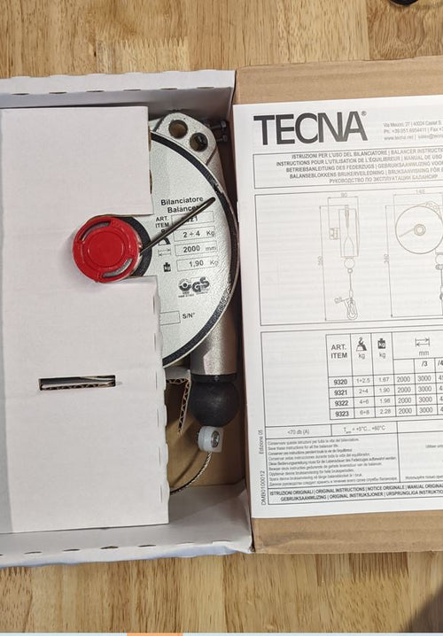 Load image into Gallery viewer, Tool Balancer TECNA 9320 (2.2 to 5.5lb 79&quot;)
